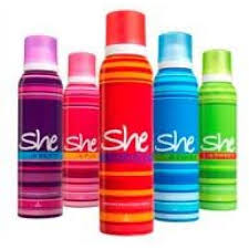 SHE DEODORANT ÇESITLERI